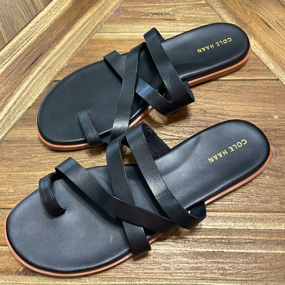 Black Cole Haan sandals